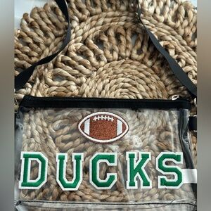 Oregon Ducks Game Day Purse with additional strap as shown.